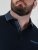 D555 Barret Interlock Jacquard Collar & Cuffs Polo Navy - Polos - Polos homme grande taille