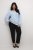 Kaffe Curve Lini Knit Pull Celestial Blue - Sweatshirts & hoodies - 