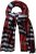 Ulla Popken Be Happy Statement Print Scarf Navy - Accessoires - 
