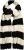 Ulla Popken Ribbed Striped Scarf Snow White - Accessoires - 