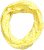 Ulla Popken Striped Infinity Scarf Lemon Yellow - Accessoires - 