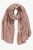 Ulla Popken Heather Knit Wool Blend Scarf Dark Pink - Accessoires - 