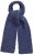 Ulla Popken Marled Mix Yarn Wool Blend Scarf Deep Aqua - Accessoires - 