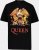 JP1880 Queen Graphic Comfort Fit Band T-Shirt Black - T-shirts - T-shirts Homme Grande Taille