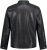 JP1880 Biker Style Leather Jacket Black - Vestes - Vestes homme grandes tailles