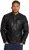 JP1880 Biker Style Leather Jacket Black - Vestes - Vestes homme grandes tailles