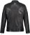 JP1880 Classic Biker Style Leather Jacket Black - Vestes - Vestes homme grandes tailles