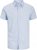Jack & Jones Breeze Linen Blend Short Sleeve Shirt Chambray Blue - Chemises - Chemises Grandes Tailles Hommes