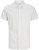 Jack & Jones Breeze Linen Blend Short Sleeve Shirt White - Chemises - Chemises Grandes Tailles Hommes