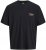 Jack & Jones Botaniq Crew Neck T-Shirt Black - T-shirts - T-shirts Homme Grande Taille
