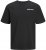 Jack & Jones Hawaii Crew Neck T-Shirt Black - T-shirts - T-shirts Homme Grande Taille