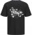 Jack & Jones Hawaii Crew Neck T-Shirt Black - T-shirts - T-shirts Homme Grande Taille