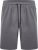 Kam Jeans 3317 Textured Interlock Shorts Charcoal - Pantalons/shorts de survêtement - Survêtement/jogging grandes tailles