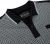 Kam Jeans 5518 Smart Mini Geo-Print Polo Black - Polos - Polos homme grande taille
