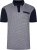 Kam Jeans 5518 Smart Mini Geo-Print Polo Navy - Polos - Polos homme grande taille
