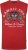 Kam Jeans 5763 Hawaii Surf Vest Sleeveless T-Shirt Washed Red - T-shirts - T-shirts Homme Grande Taille