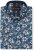 Kam Jeans 6061 Hibiscus Floral Print Short Sleeve Shirt Midnight Blue - Chemises - Chemises Grandes Tailles Hommes