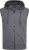 Kam Jeans 7077 Textured Interlock Sleeveless Hoodie Charcoal - Sweatshirts & hoodies - Sweatshirts/Hoodies grande taille homme