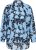Kaffe Curve Sasja Chemise à manches longues Blue Snake Flower - Blouses et tuniques - 