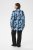 Kaffe Curve Sasja Chemise à manches longues Blue Snake Flower - Blouses et tuniques - 