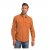 JP1880 Shirt Flannel Long Sleeve Orange TALL - VÊTEMENTS HOMME MT-6XLT - Vêtements Tall Homme