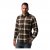 JP1880 Shirt Flannel Long Sleeve Dark Brown TALL - VÊTEMENTS HOMME MT-6XLT - Vêtements Tall Homme