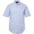 JP1880 Shirt Traditional Short Sleeve Checked Light Blue - Chemises - Chemises Grandes Tailles Hommes