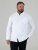 D555 Richard Chemise Oxford Manches Longues TALL Blanche - TALL chemises - 