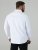 D555 Richard Chemise Oxford Manches Longues TALL Blanche - TALL chemises - 