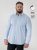 D555 Oliver Chemise Stretch Manches Longues Anti-Taches Sans Repassage Bleu Ciel - Chemises - Chemises Grandes Tailles Hommes