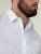 D555 Oliver Chemise Stretch Manches Longues Anti-Taches Sans Repassage Blanche - Chemises - Chemises Grandes Tailles Hommes