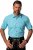 JP1880 Shirt Traditional Short Sleeve Turquoise - Chemises - Chemises Grandes Tailles Hommes