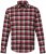 JP1880 Shirt Flannel Checked Long Sleeve Red TALL - VÊTEMENTS HOMME MT-6XLT - Vêtements Tall Homme