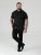 D555 James Chemise Oxford Manches Courtes TALL Noire - TALL chemises - 