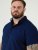 D555 James Chemise Oxford Manches Courtes TALL Bleu Marine - TALL chemises - 