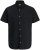 Jack & Jones Breeze Linen Short Sleeve Shirt Black - Chemises - Chemises Grandes Tailles Hommes