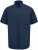 D555 Lucas Chemise Stretch Manches Courtes Anti-Taches Sans Repassage Bleu Marine - Chemises - Chemises Grandes Tailles Hommes
