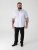 D555 Lucas Chemise Stretch Manches Courtes Anti-Taches Sans Repassage Blanche - Chemises - Chemises Grandes Tailles Hommes