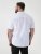 D555 Lucas Chemise Stretch Manches Courtes Anti-Taches Sans Repassage Blanche - Chemises - Chemises Grandes Tailles Hommes