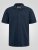 D555 Connor Stretch Cuban Collar Resort Short Sleeve Shirt Navy - Chemises - Chemises Grandes Tailles Hommes