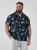 D555 Corden Hawaiian AOP Cuban Collar Resort Short Sleeve Navy - Chemises manche courte - Chemises Homme Manche Courte Grande Taille