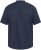 North Latitude 61109 Chemise Manches Courtes à Col Mao Bleu Marine - Chemises - Chemises Grandes Tailles Hommes