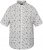 North Latitude 61111 Chemise en Lin Imprimée Manches Courtes Blanc - Chemises - Chemises Grandes Tailles Hommes