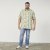 North Latitude 61310 Chemise en Viscose Imprimé Intégral Vert Olive - Chemises - Chemises Grandes Tailles Hommes