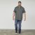 North Latitude 61347 Polo avec Zip Vert Foncé - Polos - Polos homme grande taille