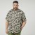 North Latitude 61357 Chemise en Viscose Imprimé Intégral Noir - Chemises - Chemises Grandes Tailles Hommes