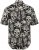 JP1880 Skull Pattern Jersey Short Sleeve Shirt Black - Chemises - Chemises Grandes Tailles Hommes