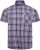 Kam Jeans 6339 Checked Short Sleeve Shirt Blue - Chemises - Chemises Grandes Tailles Hommes