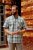 Kam Jeans 6339 Checked Short Sleeve Shirt Mineral Blue - Chemises - Chemises Grandes Tailles Hommes