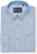 Kam Jeans 6361 All Over Geo Print Long Sleeve Shirt Sky Blue - Chemises - Chemises Grandes Tailles Hommes